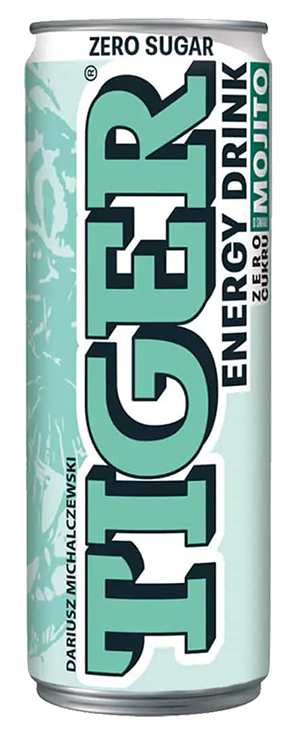 NAPOJ ENERGETYCZNY TIGER 250ML ZERO MOJITO PUSZKA MASPEX