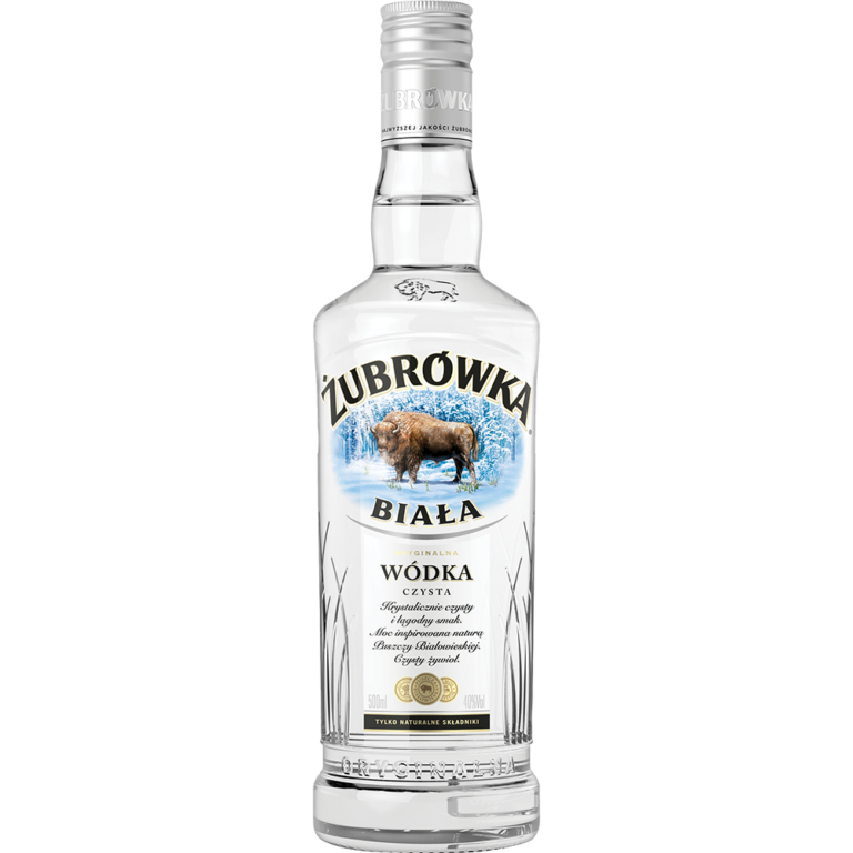 ZUBROWKA WHITE VODKA ALC.40% 500ML