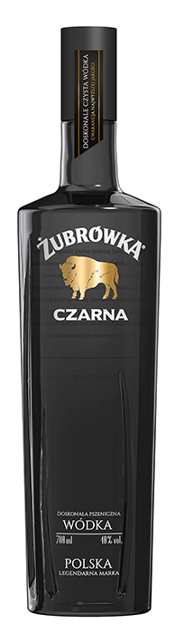 VODKA ZUBROWKA BLACK 40% 700ML