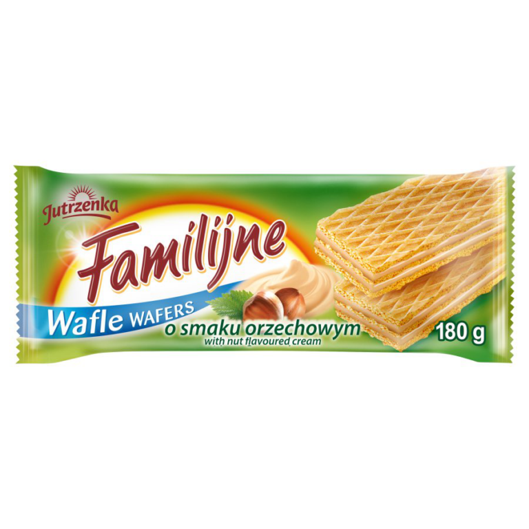 FAMILY WAFFLES WITH HAZELNUT CREAM FILLING 180G