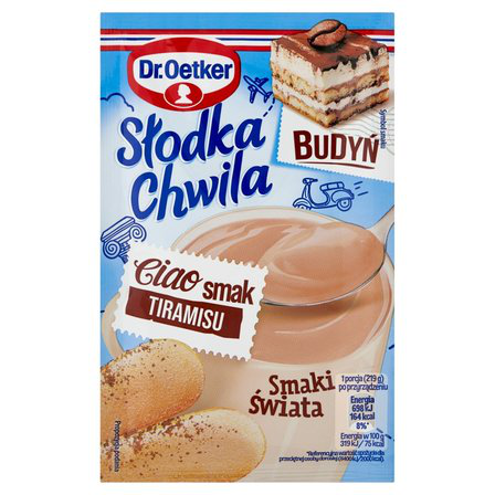 DR OETKER SLODKA CHWILA TIRAMISU PUDDING 44G