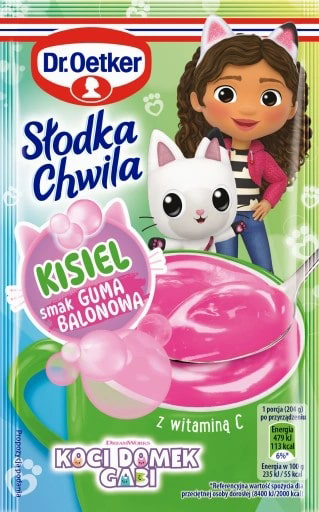 SLODKA CHWILA GABI'S JELLY BUBBLE GUM 29G DR OETKER