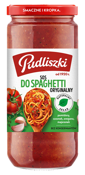 SOS PUDLISZKI 480G DO SPAGETTI ORYGINALNY
