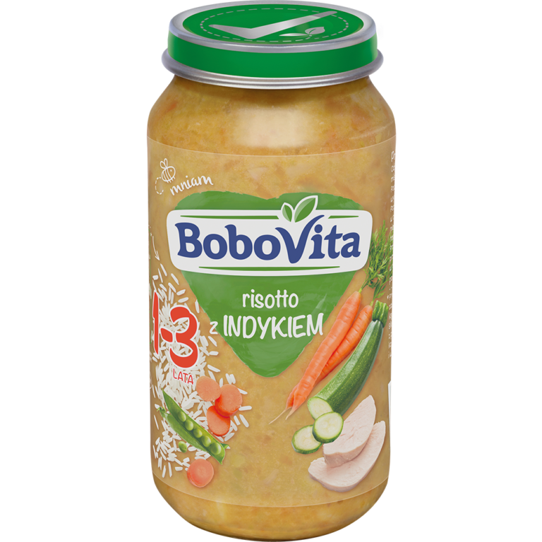 NUTRICIA BOBOVITA RISOTTO WITH TURKEY AGE 1-3 250G