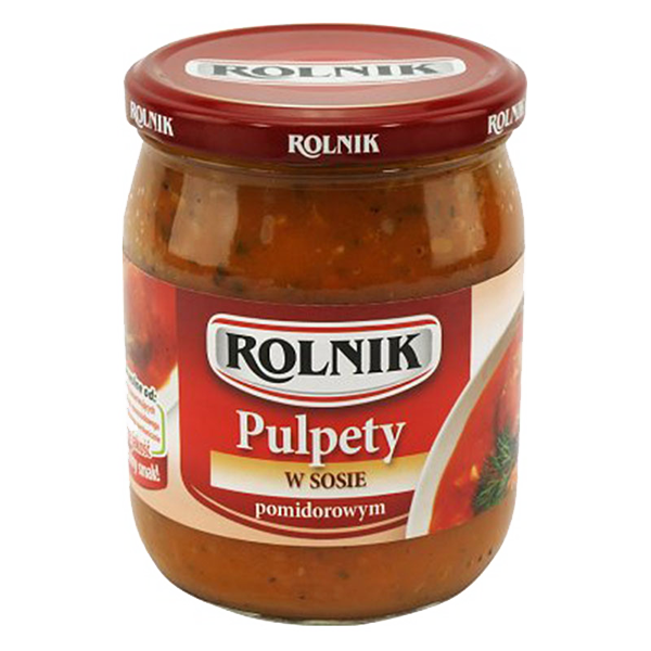 ROLNIK - JAR OF MEATBALLS IN TOMATO SAUCE 540ML/500G