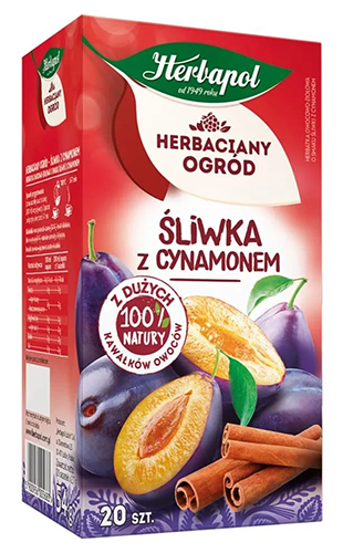 HERBAPOL PLUM AND CINNAMON TEA 20*2,5G