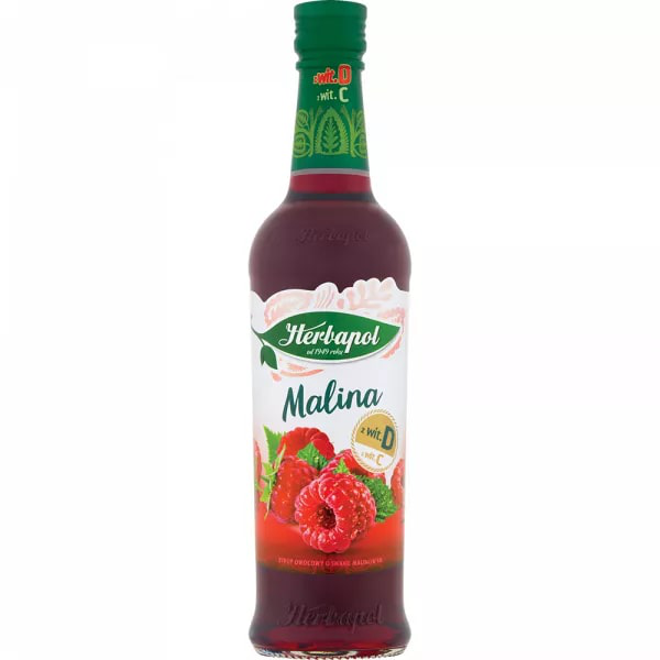 HERBAPOL OWOCOWA SPIZARNIA RASPBERRY SYRUP 420ML