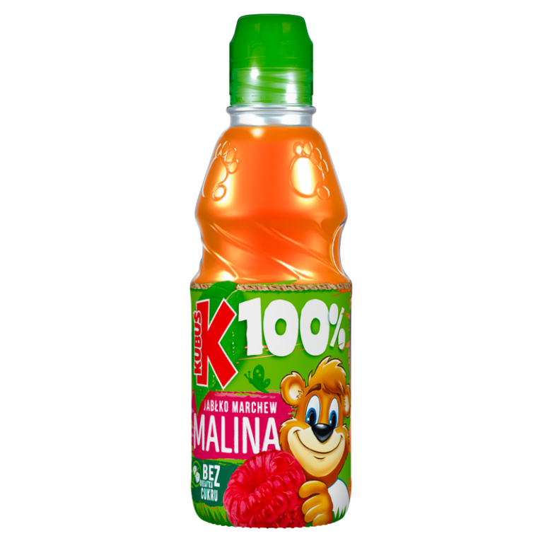 SOK KUBUS 100% MALINA MARCHEW JABLKO 300ML