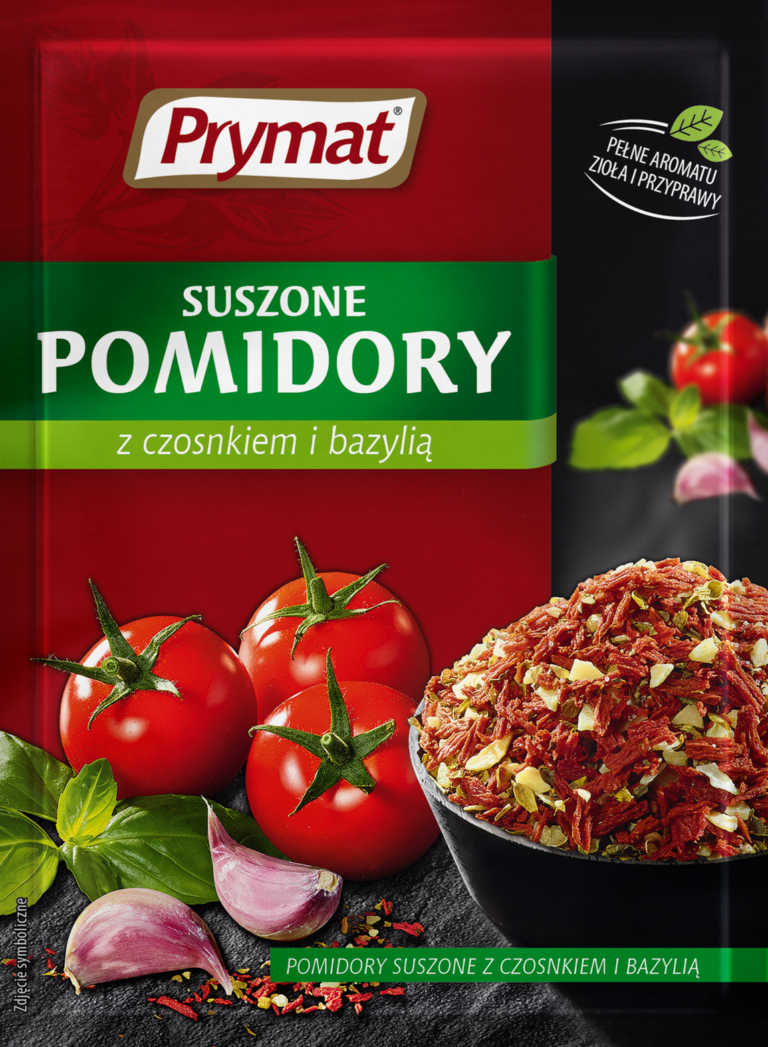 PRYMAT DRIED TOMATOES WITH GARLIC AND BASIL 15G