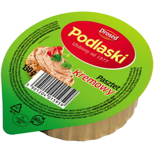 PODLASKI CREAMY PATE 130G DROSED