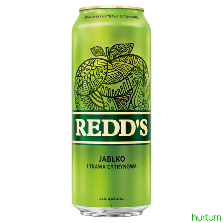 BEER REDDS APPLE AND LEMON GRASS 4,5% 500ML