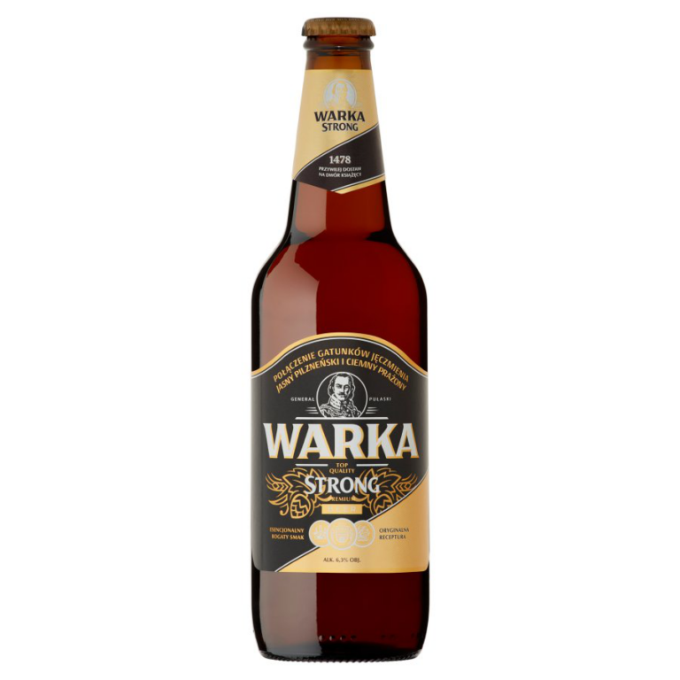 BEER WARKA STRONG 6.3% 500ML