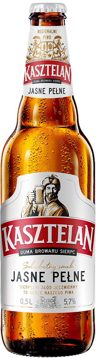 PIWO KASZTELAN JASNE PELNE ALC.5,7% 500ML BUT