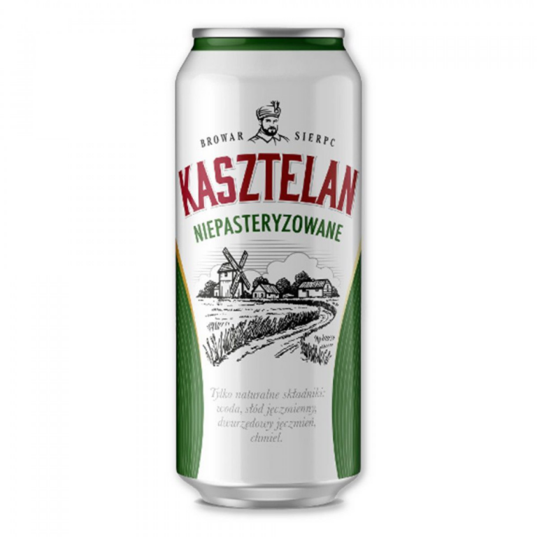 BEER KASZTELAN UNPASTERIZED 4,6% 500ML