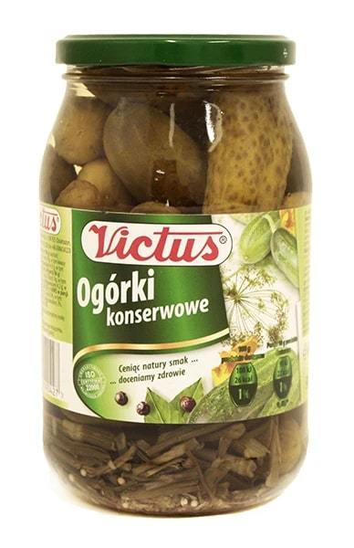 OGORKI KONSERWOWE 900ML VICTUS