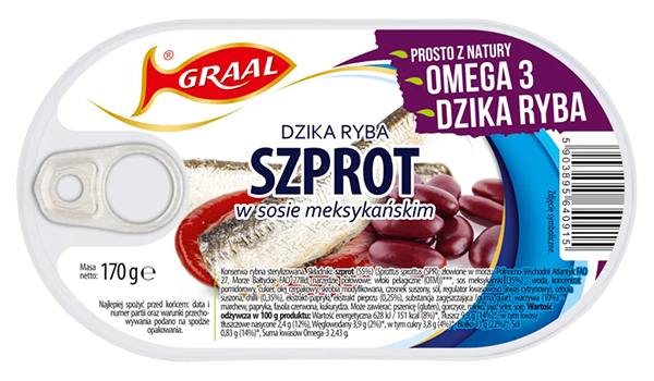 GRAAL SPARTS IN MEXICAN TOMATO SAUCE 170G