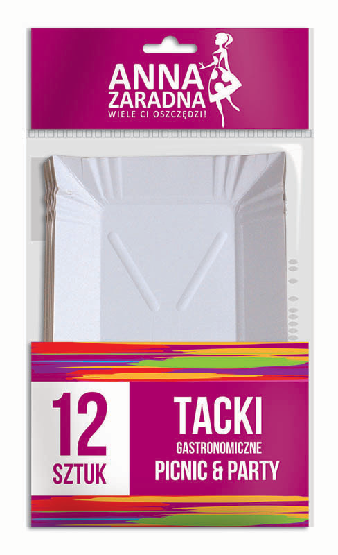 A.ZARADNA PICNIC AND PARTY PLATES 12PCS