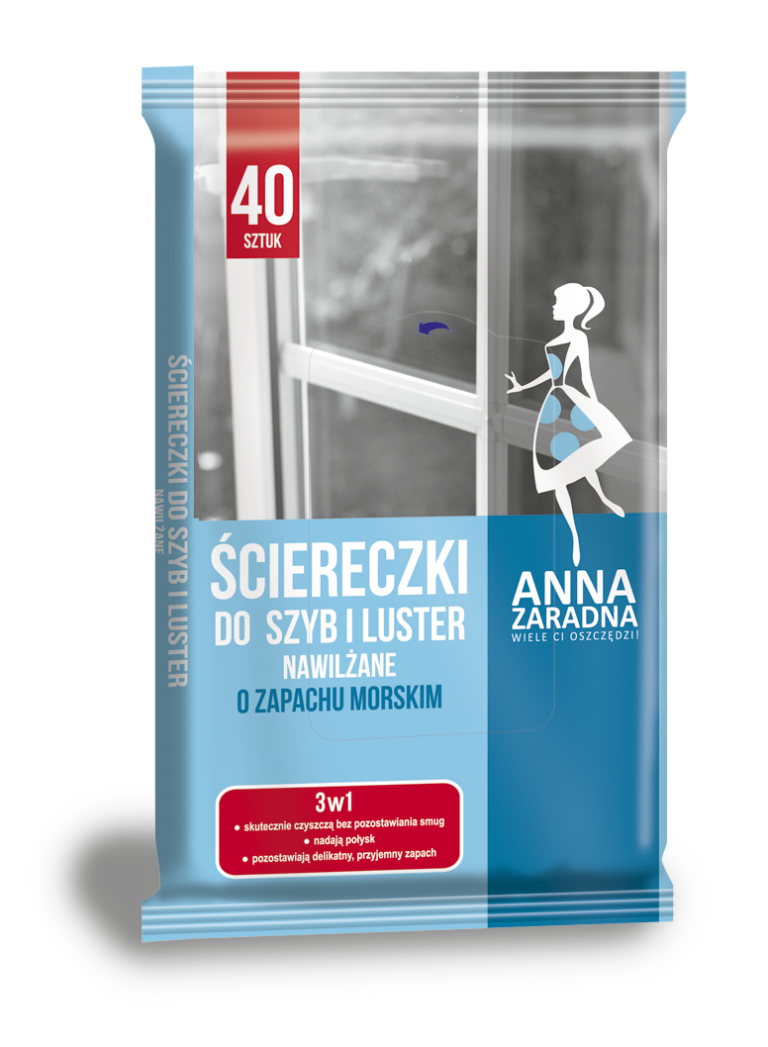 A.ZARADNA GLASS WET CLOTHES SEA SCENT 40PCS