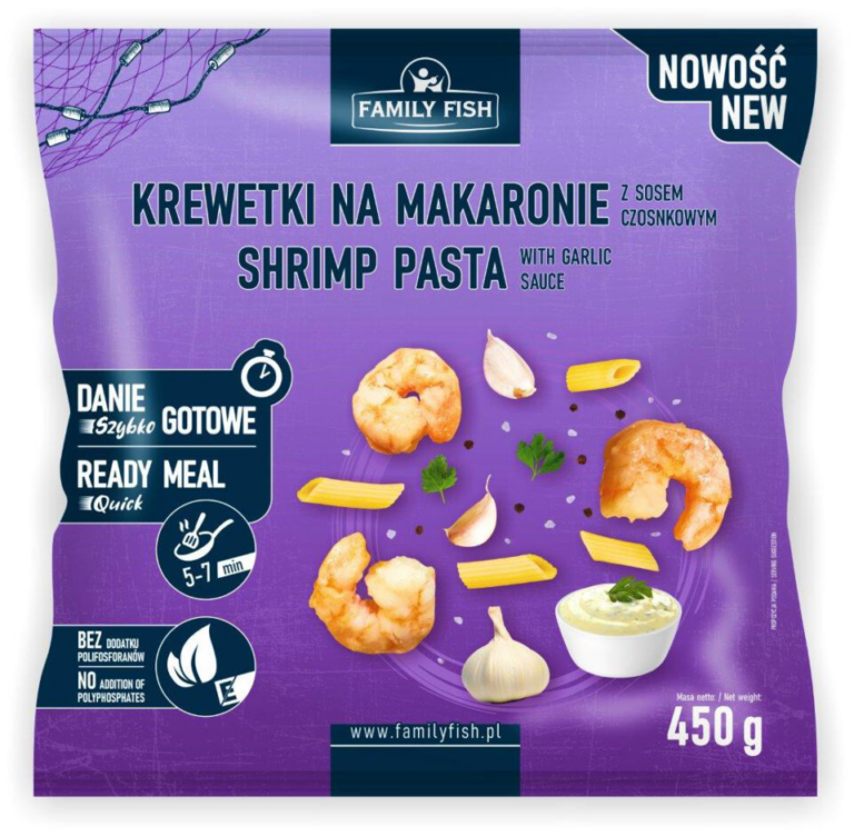 NORD GARLIC PASTA WITH PRAWNS 400G