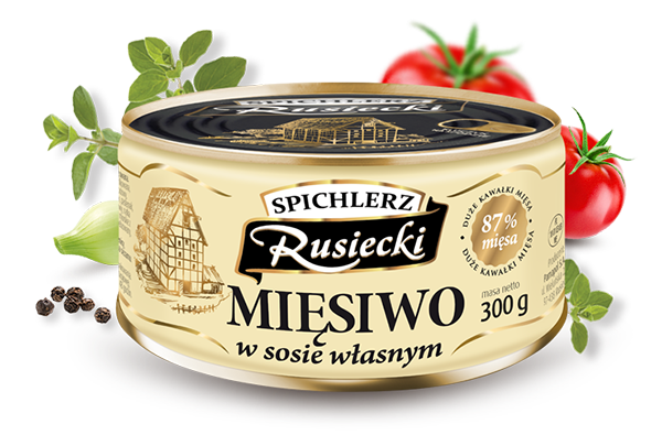 SPICHLERZ RUSIECKI 300G PAMAPOL MEAT IN OWN SAUCE
