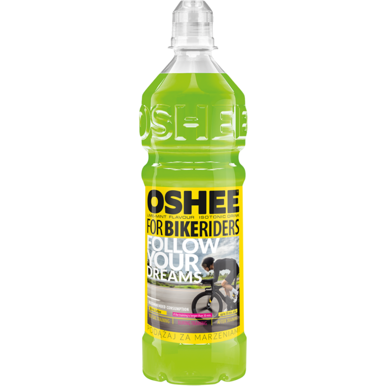 OSHEE LIME-MINT FLAVOUR ISOTONIC SPORTS DRINK 0,75L