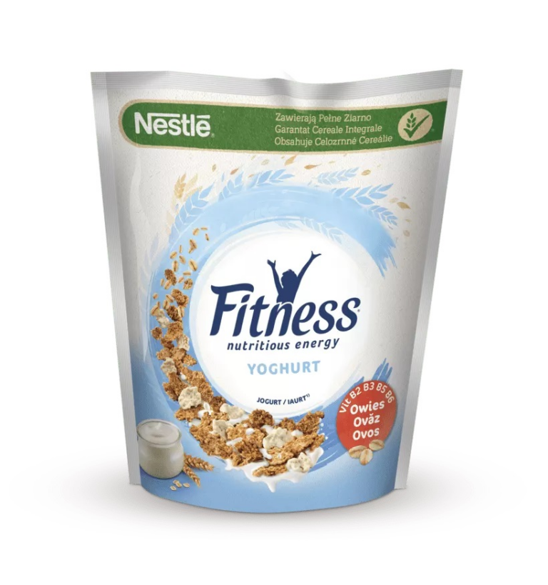 PACIFIC NESTLE FITNESS YOGHURT WHOLE GRAIN WHEAT FLAKES 225G