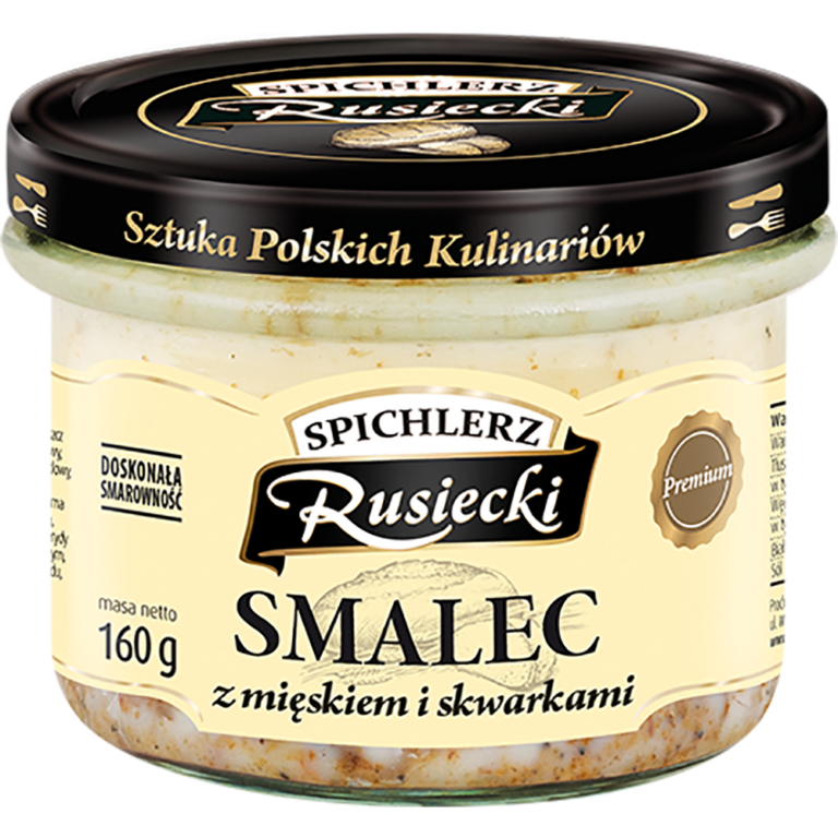 SPICHLERZ RUSIECKI 160G PAMAPOL LARD WITH MEAT AND CRACKLES