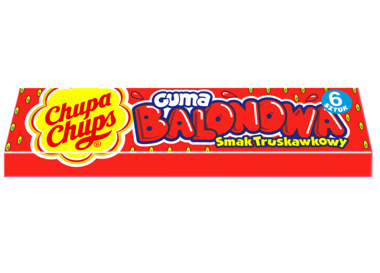 PERFETTI VAN MELLE CHUPA CHUPS GUM BIG BABOL STRAWBERRY 27,6