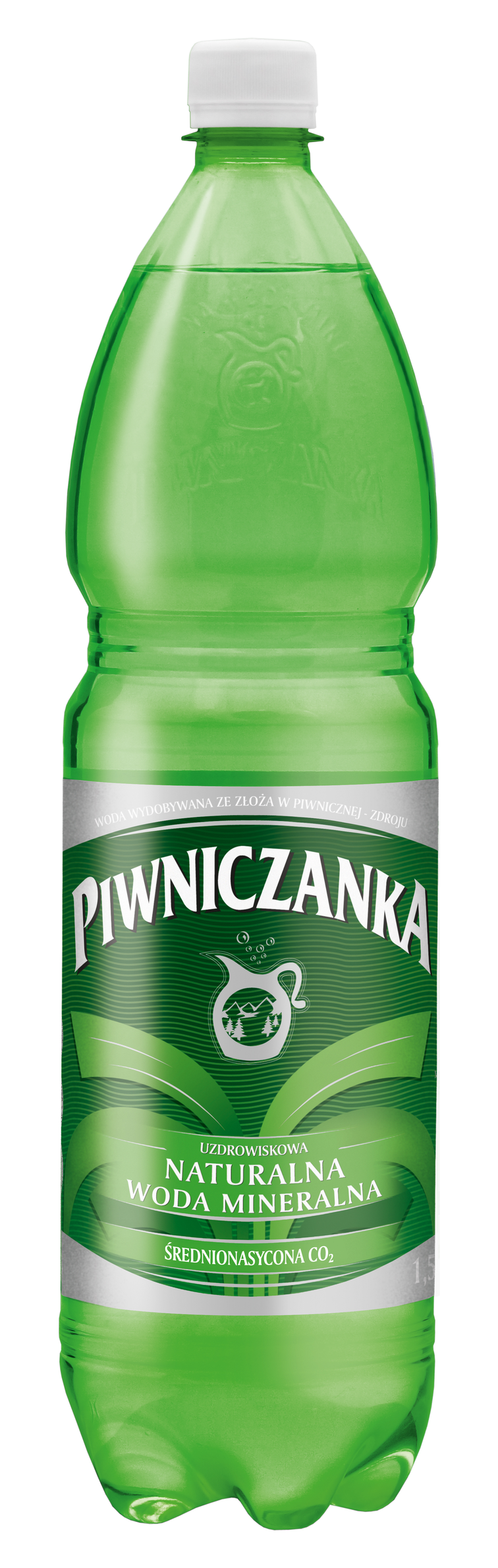 PIWNICZANKA MEDIUM SPARKLING NATURAL MINERAL WATER 1,5L