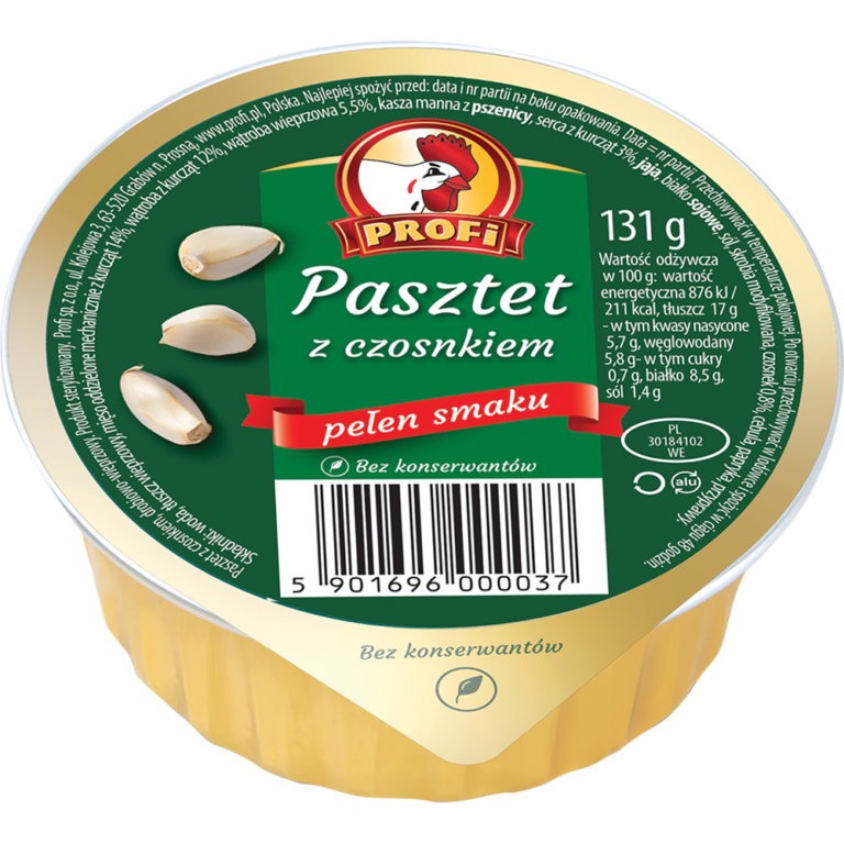 PROFI WIELKOPOLSKI PATE WITH POULTRY AND GARLIC 131G