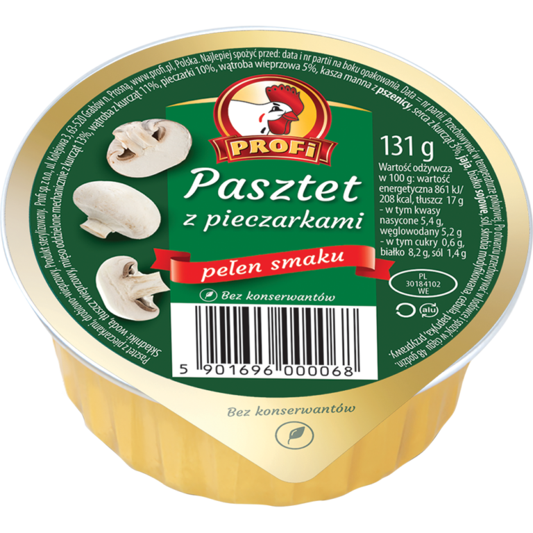 PROFI WIELKOPOLSKI PATE WITH POULTRY AND CHAMPIGNONS 131G