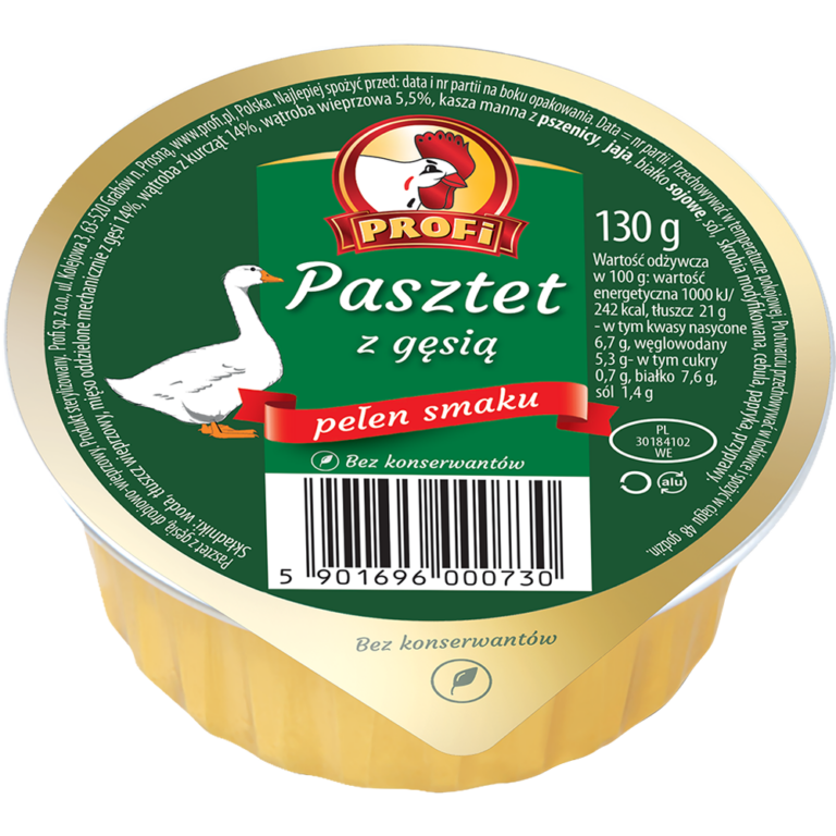 PROFI WIELKOPOLSKI PATE WITH GOOSE 130G
