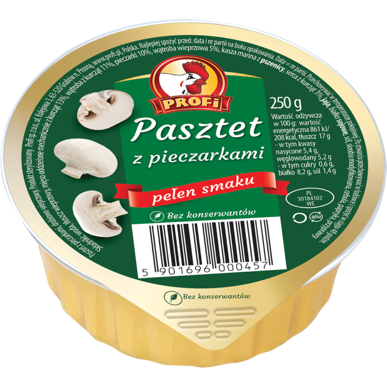 PROFI WIELKOPOLSKI PATE WITH POULTRY AND CHAMPIGNONS 250G