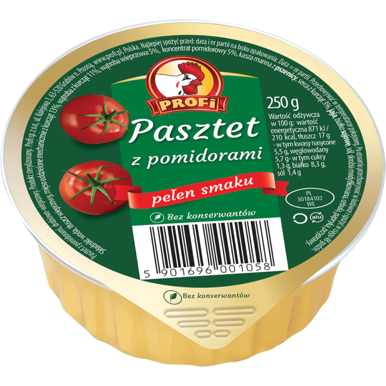 PROFI WIELKOPOLSKI PATE WITH POULTRY AND TOMATOES 250G