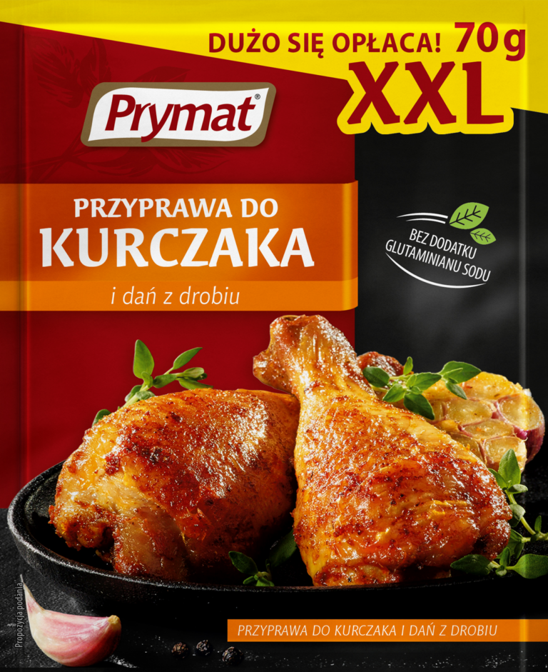 PRYMAT XXL CHICKEN AND POULTRY DISHES SEASONING 70G