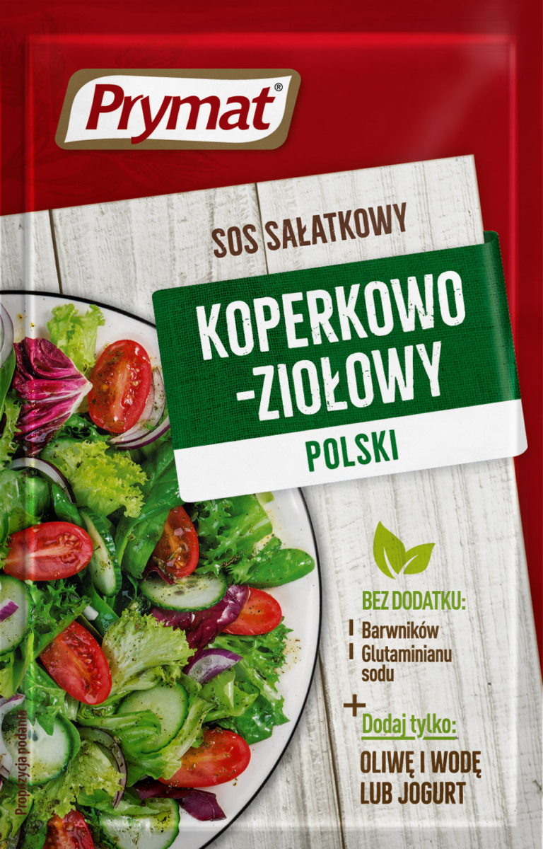 PRYMAT DILL AND HERB SALAD DRESSING 9G