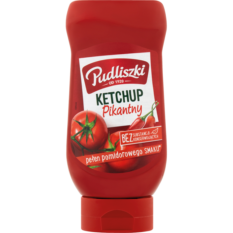 PUDLISZKI HOT TOMATO KETCHUP 480G
