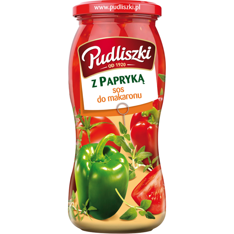 PUDLISZKI PASTA SAUCE WITH PEPPERS 500G