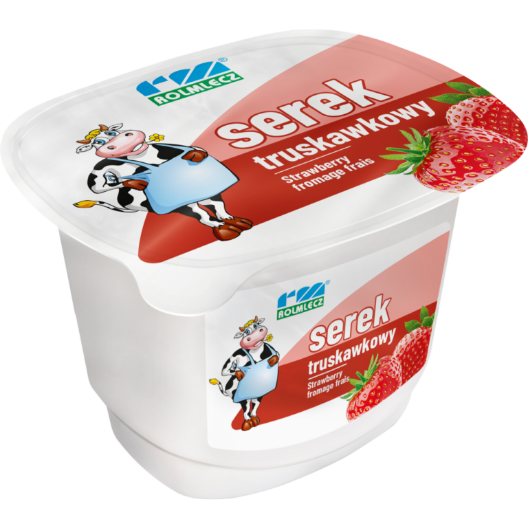 MLEKPOL ROLMLECZ STRAWBERRY FROMAGE FRAIS 200G