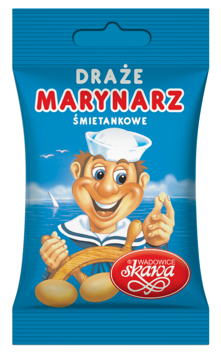 SKAWA MARYNARZ CREAM FLAVOUR DRAGEES 70G