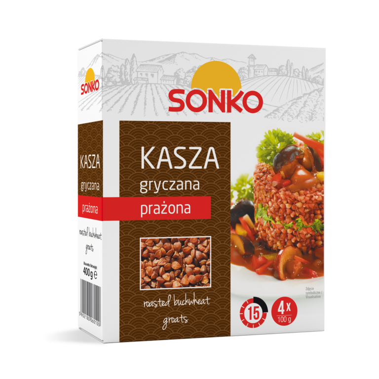 SONKO ROASTED BUCKWHEAT GROATS 4*100G