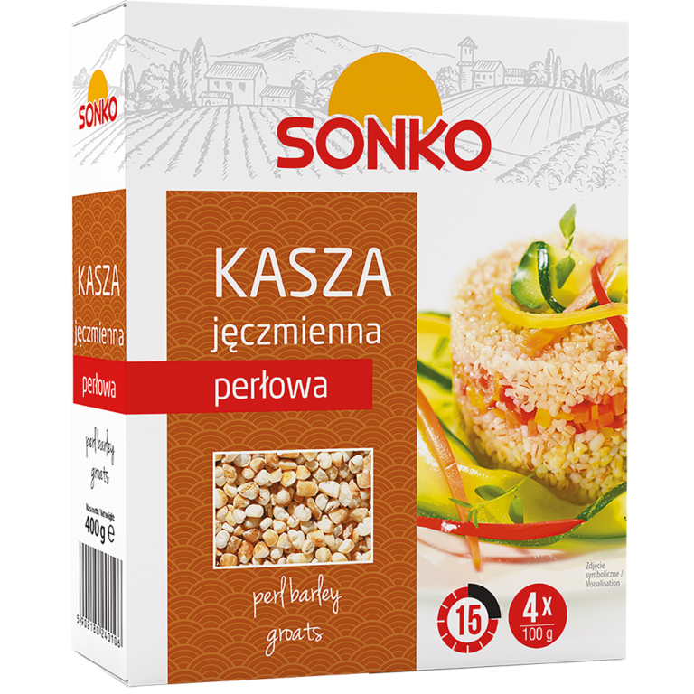 SONKO PEARL BARLEY GROATS 4*100G