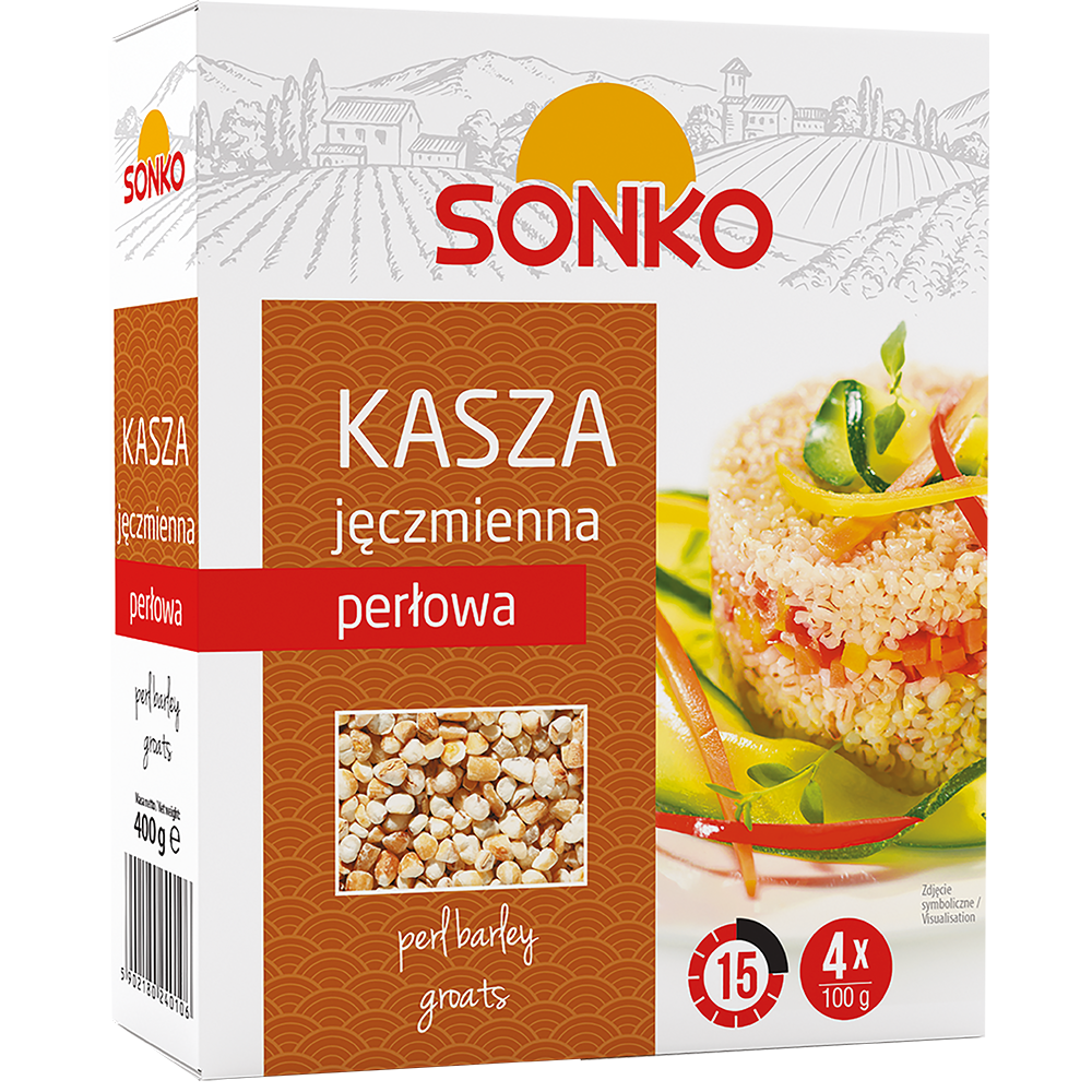 SONKO PEARL BARLEY GROATS 4*100G