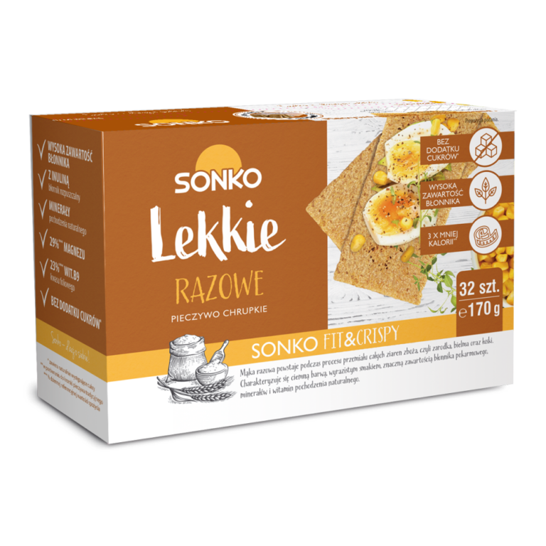 SONKO LIGHT WHOLEMEAL CRISP BREAD 170G
