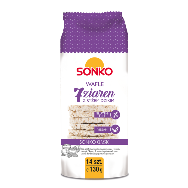 SONKO 7 GRAIN RICE CAKES WITH WILD RICE 130G