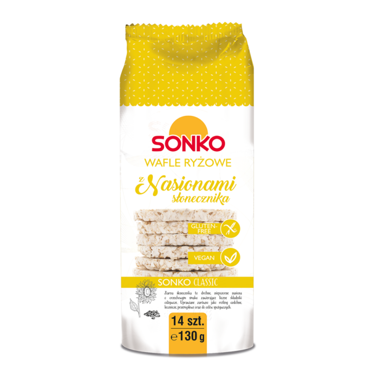 SONKO RICE CAKES WITH SUNFLOWERS SEEDS 130G