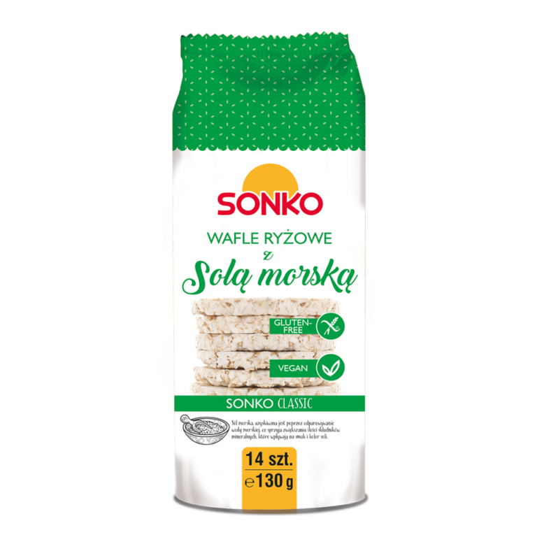SONKO RICE CAKES WITH SEA SALT 130G