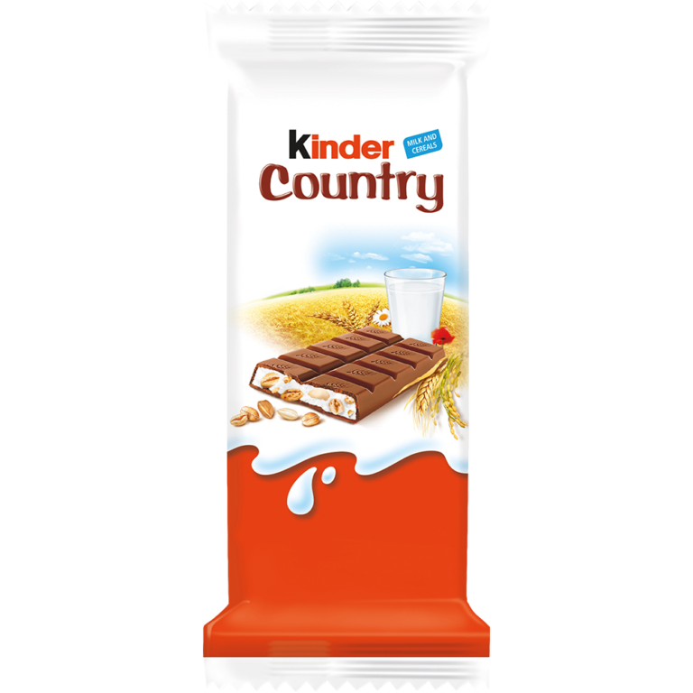 KINDER COUNTRY MILK CHOCOLATE WITH MILK 24G