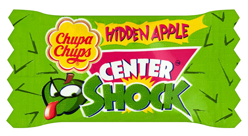 GUM CENTER SHOCK APPLE 4G