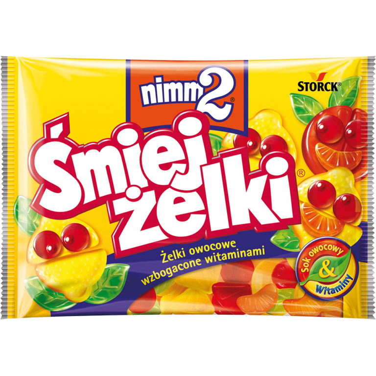 STORCK NIMM2 SMIEJZELKI FRUIT JELLIES RICH VITAMINS 100G